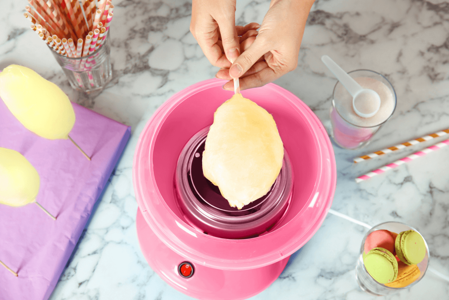 Making Cotton Candy at Home | Bake Batter & Beyond