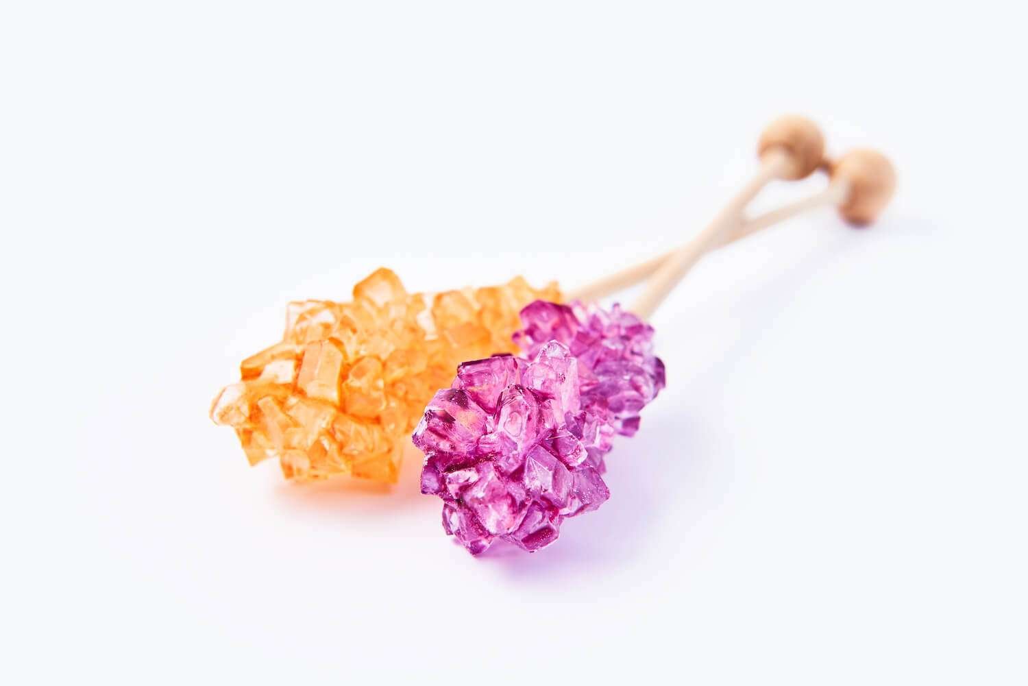 a close up of rock candy