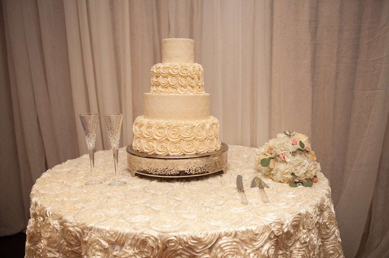 a vintage cake on a table