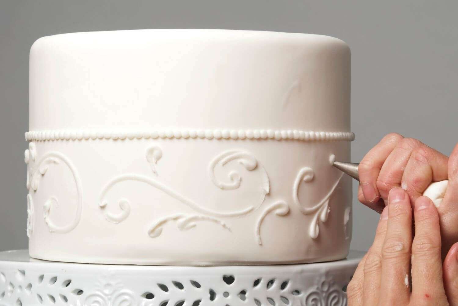 10 Must-Have Affordable Cake Decorating Tools for Bakers on a Budget in 2024 a person using cake decorating tools on a white cake